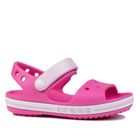 Sandały dziewczęce, różowe, Crocs Byaband