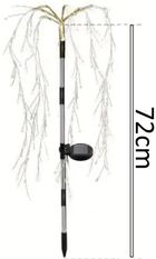 Saska Garden, lampa solarna, drzewko, 120 LED, multikolor, 72 cm