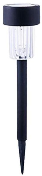 Saska Garden, lampa solarna plastikowa LED, 4,5-31 cm, 4 szt.