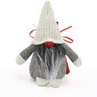 Saska Garden, mikołajek dekoracyjny z workiem na prezent, czerwony, 15 cm