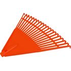 Saska Garden, Retro, grabie ogrodowe do liści, pomarańczowe, L