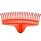 Saska Garden, Retro, grabie ogrodowe do liści, pomarańczowe, M