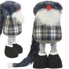 Saska Garden, skrzat, gnom dekoracyjny na teleskopach, szary, 38-88 cm