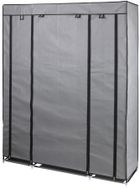 Saska Garden, szafa tekstylna, szara, 175-133-43 cm, 28873