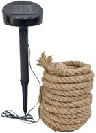 Saska Garden, sznur jutowy z lampami solar, 60 led, 4.5 m