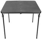 Saska Garden, zestaw cateringowy, turystyczny stół, składany, czarny, 86,5-86,5-71 cm