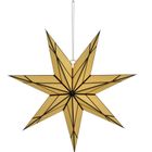 Saska Gift And Decor, dekoracja papierowa, gwiazda, kremowa, 50 cm, 7 ramion