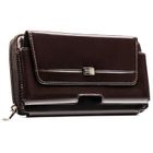 Saszetka na biodro, brązowa, skórzana, Rovicky