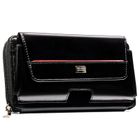 Saszetka na biodro, czarna, skórzana, Rovicky