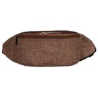 Saszetka na biodro, nerka, brązowa, Loren