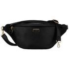 Saszetka na biodro, nerka, czarna, Peterson