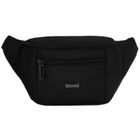Saszetka na biodro, nerka, czarna, Peterson