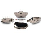 Saszetka na biodro, nerka, jasnoszara, Peterson