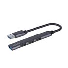 Savio, hub USB-A, 3xUSB-A 2.0, 1xUSB-A 3.0, szary