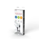 Savio, kabel magnetyczny USB - USB Typ C, Micro I Lightning, 2m, srebrny
