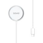 Savio, ładowarka indukcyjna, 15W, 1M, LA-11