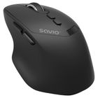 Savio, mysz bezprzewodowa, 2.4 GHZ, ergonmiczna, MB-06