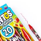Scentos, pachnące kredki świecowe, 20 kolorów