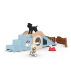 Schleich, Farm World, Plac zabaw dla szczeniąt, zestaw, 42763