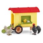 Schleich, Farm World, Przenośny kurnik, zestaw, 42572