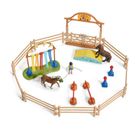 Schleich, Farm World, Trening zręcznościowy dla kuców, zestaw, 42481