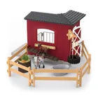 Schleich, Farm World, Zagroda dla kóz, zestaw, 42726