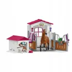 Schleich, Horse Club, Boks dla koni z budą dla psa, zestaw, 72218