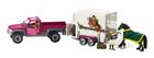 Schleich, Horse Club, Półciężarówka z koniem i przyczepą, 42346