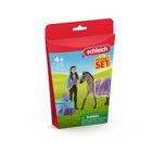 Schleich, Horse Club, Zestaw pielęgnacyjny dla konia criollo definitivo z Kim, 42753