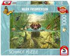 Schmidt, Mark Fredrickson, Psia kąpiel, puzzle, 1000 elementów