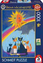 Schmidt, Rosina Wachtmeister, Koty słońce tęcza, puzzle, 1000 elementów