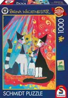 Schmidt, Rosina Wachtmeister, Szczęśliwa kocia, puzzle, 1000 elementów