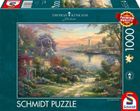 Schmidt, Thomas Kinkade, Port w Nowej Anglii, puzzle, 1000 elementów