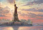 Schmidt, Thomas Kinkade, Statua Wolności, Nowy Jork, puzzle świecące w ciemności, 1000 elementów