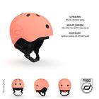 Scoot & Ride, kask narciarski, peach, rozmiar 51-55 cm