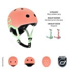 Scoot & Ride, kask ochronny, Peach, rozmiar 45-51 cm