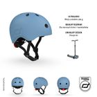 Scoot & Ride, kask ochronny, Steel, rozmiar 55-59 cm