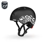 Scoot & Ride, kask ochronny, Zebra, rozmiar 45-51 cm