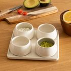 Secret de Gourmet, Nora, zestaw ceramicznych miseczek na przystawki, 5 elementów