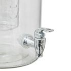 Secret de gourmet, szklany dozownik do napojów z kranikiem i wkładem na owoce, fuzy, 6 l