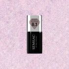 Semilac, Smart Extend, lakier hybrydowy, glitter delicate pink nr 806, 7 ml