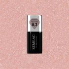 Semilac, Smart Extend, lakier hybrydowy, glitter soft beige nr 804, 7 ml