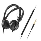 Sennheiser, HD 25 PLUS, słuchawki profesjonalne, zamknięte, przewód prosty i spiralny, dodatkowe poduszki welurowe, pokrowiec