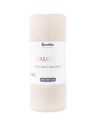Sensillo, Bamboo, koc z z wiskozy bambusowej, light pink, 80-100 cm