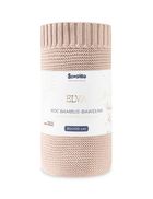 Sensillo, Elva, koc z wiskozy bambusowej i bawełny, dusty pink, 80-100 cm