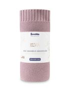 Sensillo, Elva, koc z wiskozy bambusowej i bawełny, lavender, 80-100 cm
