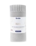 Sensillo, Elva, koc z wiskozy bambusowej i bawełny, light grey, 80-100 cm