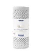 Sensillo, Grido, koc z wiskozy bambusowej i bawełny, light grey, 80-100 cm