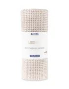 Sensillo, koc z wełny merino, light beige, 90-75 cm