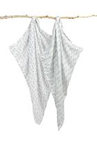 Sensillo, otulacz bambusowy, Słonie + Ocean, 120-120 cm, 2 szt.